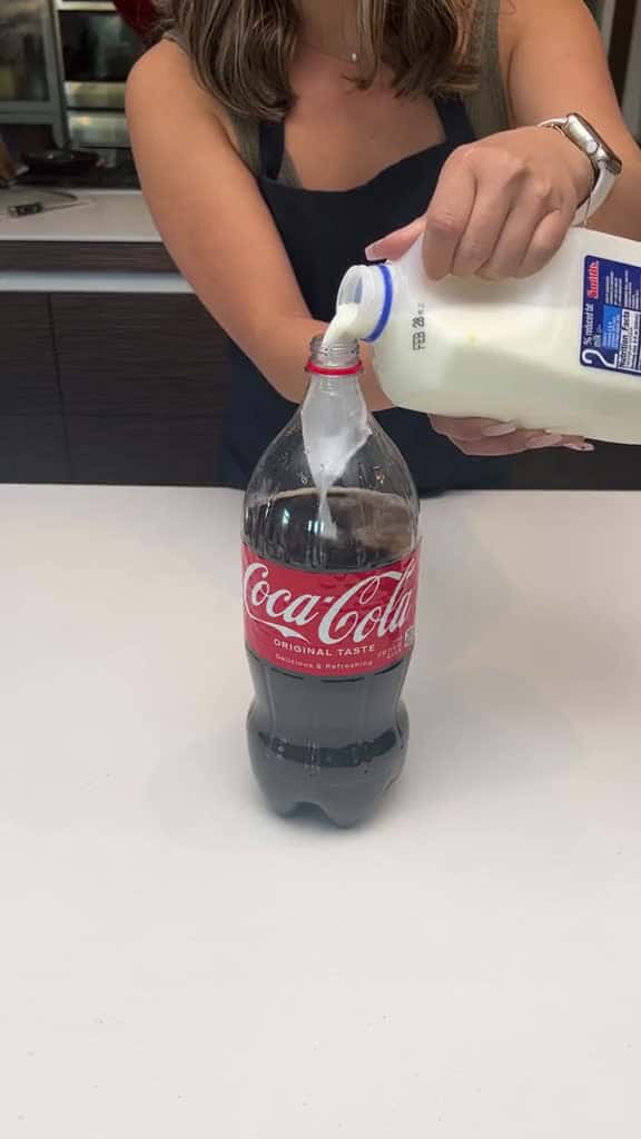 Cover for Coke and milk becomes a dessert fyp foryou fyp cooking viral 06731 #american