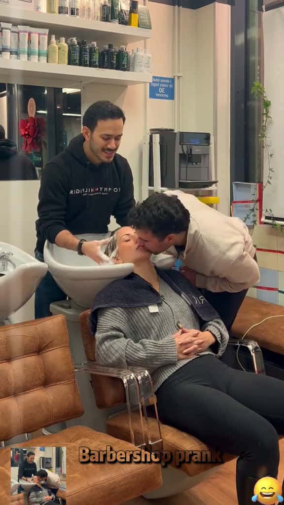 Cover for Barbershop prank tiktok Foryou happy fpy Funny funnyvideos Tiktok funnymoments funnyvideo 18445 #american