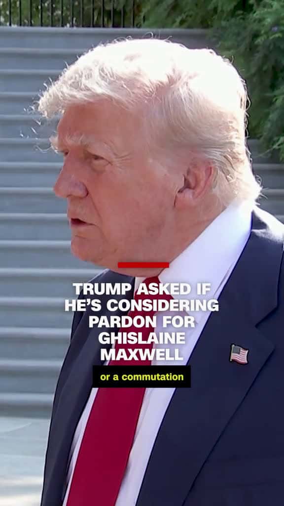 Cover for Trump Discusses Pardon Powers for Ghislaine Maxwell