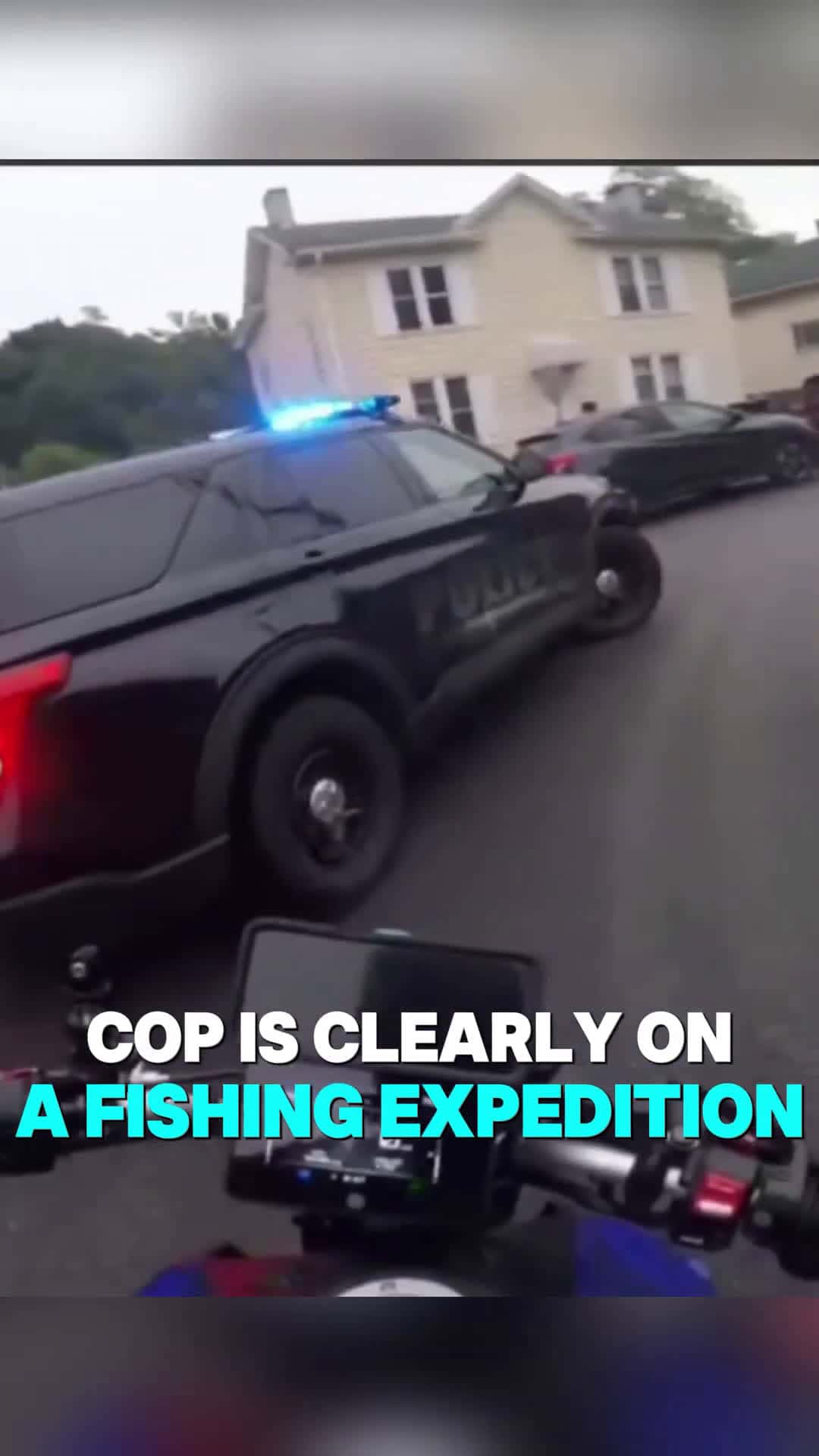 Cover for Cop is clearly on a Fishing Expedition