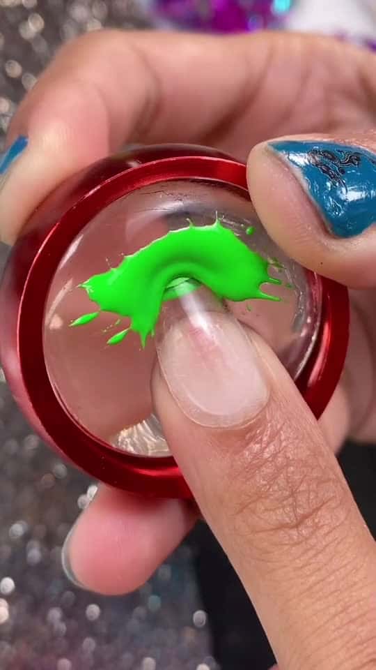 Cover for Green French Manicure 💚💅🏽 #nails #nailart #nailtutorial #nailpolish #satisfying #scoopz  #viral 