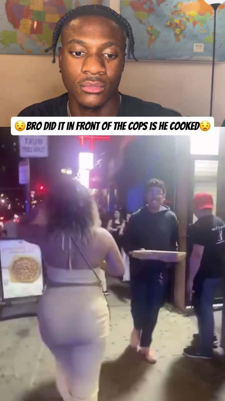 Cover for bro did that in front of the cops he is cooked
