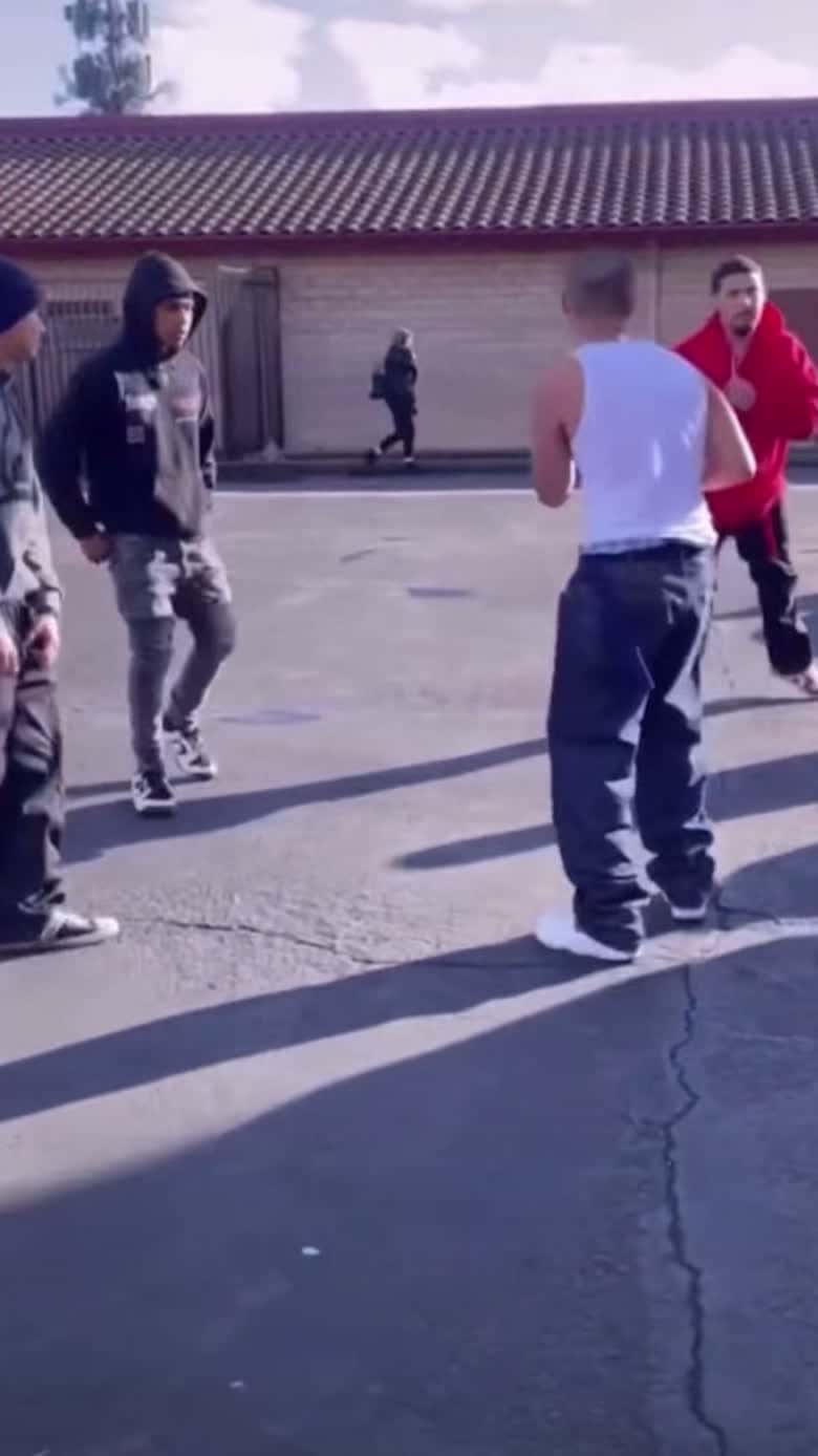 Cover for Mexican g4ng / Weapon Pull“Mexican g4ng wasn’t losing the fade… so they upped it 💥🔫 FOLLOW for raw clips daily.”#scoopz #scoopzclips #streetfight #caughtoncam #fightclip #g4nglife #hoodfootage #viralvideo #fightscene #weaponpulled