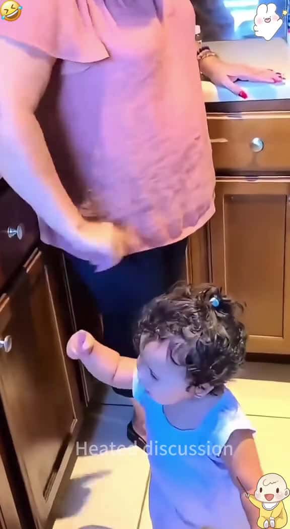 Cover for Baby’s Heated discussion 🤣🤣 #fyp #baby #cutebaby #funnybaby #usa #scoopz