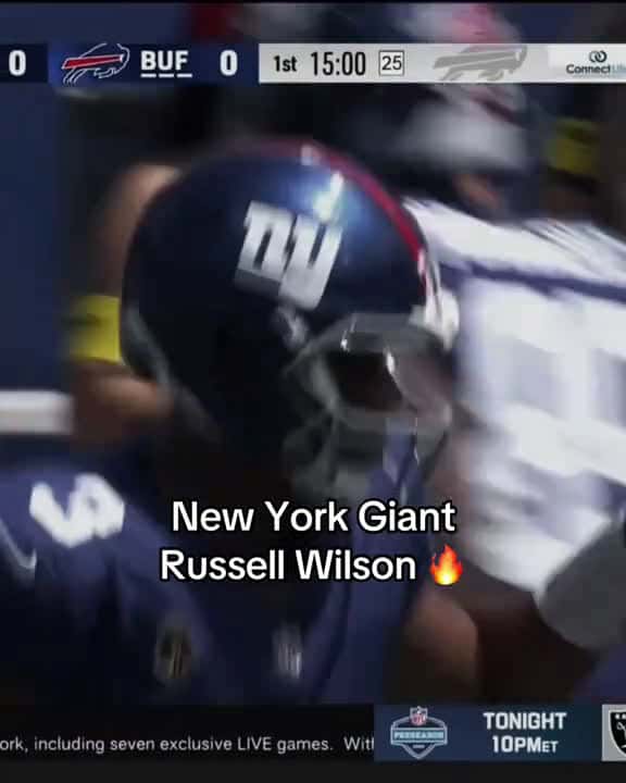 Cover for #RussellWilson 🔥 (📺 NFL Network) #NewYorkGiants #NFL #Football  created by ESPN with TWXN & LL Clawz & 507KAZ’s TELESCOPE