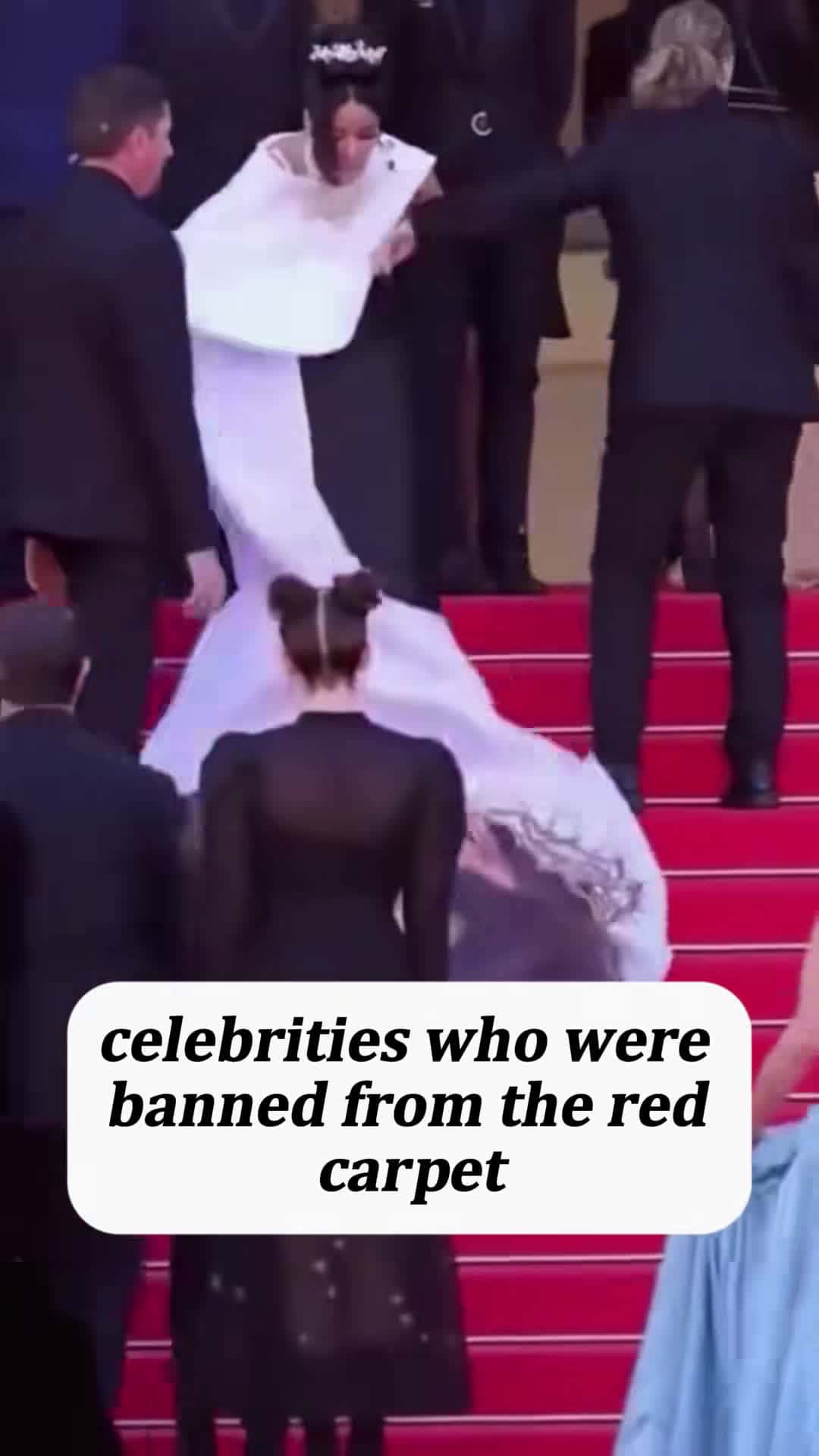 Cover for #CaughtOnCamera 5 celebrities who were banned from the red carpet and... #celebrity #celeb #art #cute #movie #influencer #news #makeup #instadaily #star #likeforlikes #celebrityfashion #movies #celebrities #style #music #explore #foryoupage #fyp #viral
