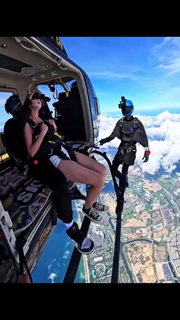 Cover for skydiving jump viral videos 12118 #trending