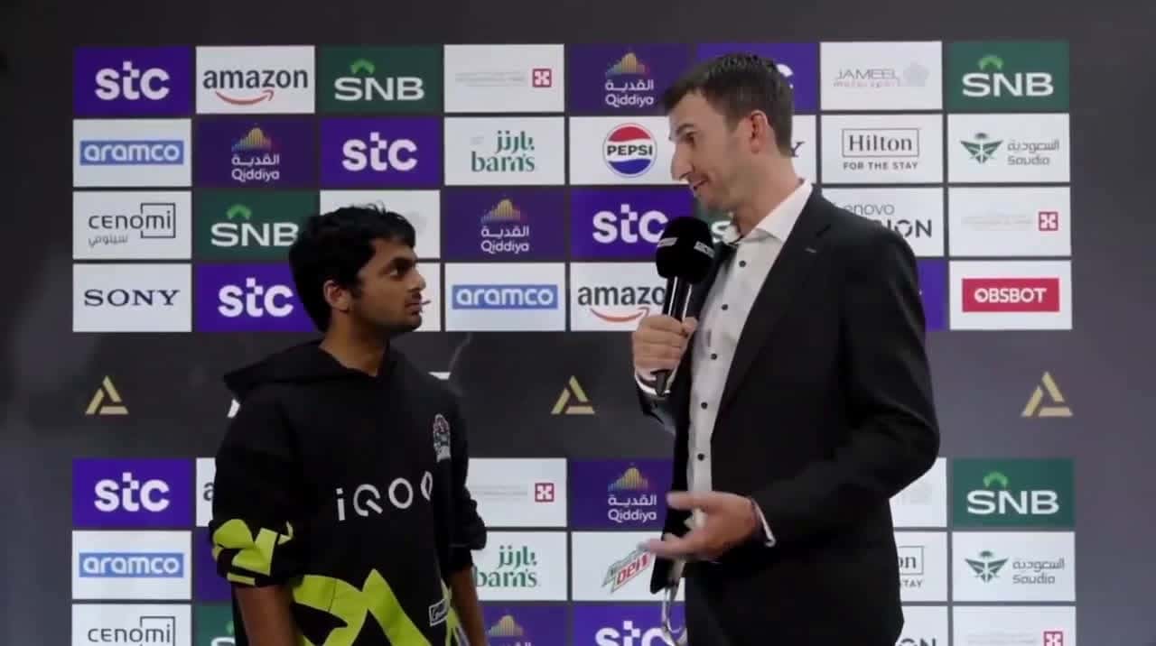 Cover for Nihal Sarin shares his joy after facing Magnus Carlsen in the EWC quarter-finals! 🏆 #Chess #MagnusCarlsen #NihalSarin