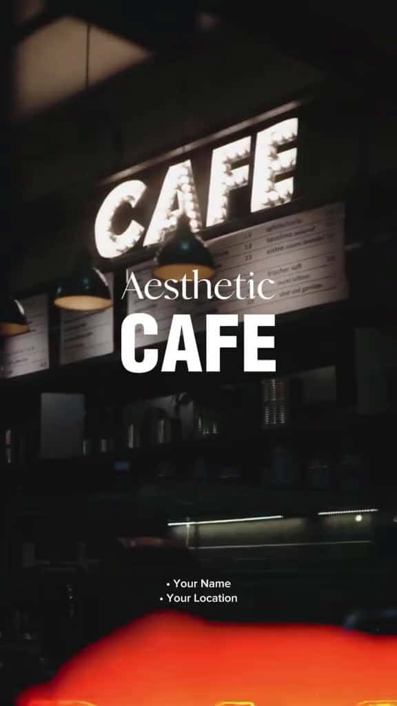 Cover for Cafe Template CapCut cafevlog cafe cafeaesthetic cafetemplate aestheticcafe Vlog  05409 #trend