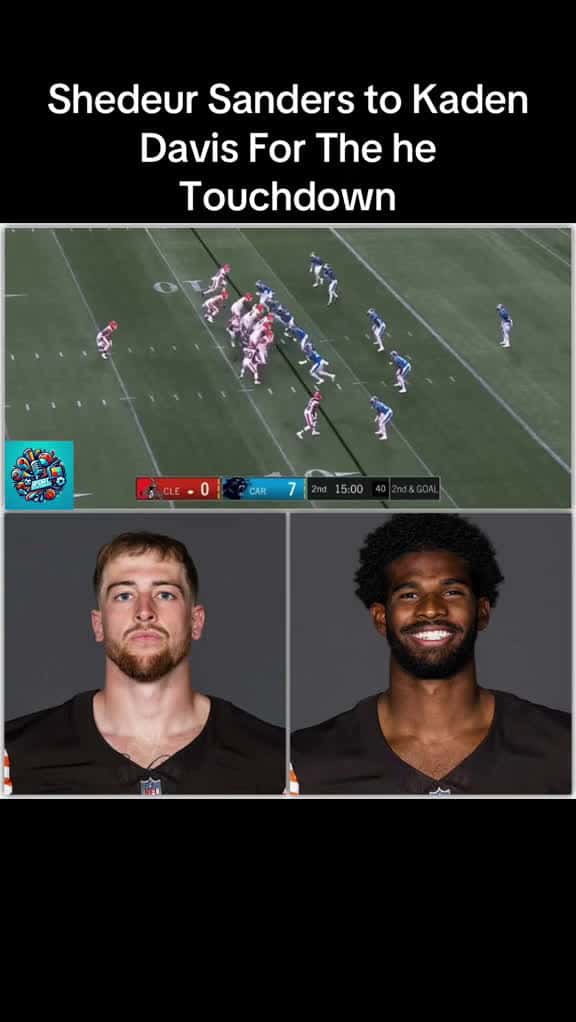 Cover for Shedeur Sanders' Touchdown Connection with Kaden Davis