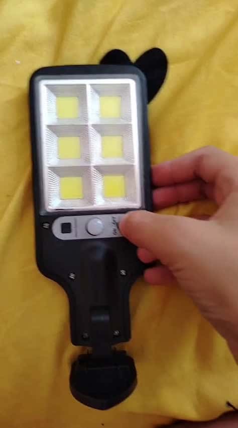 Cover for solar lamp test! 