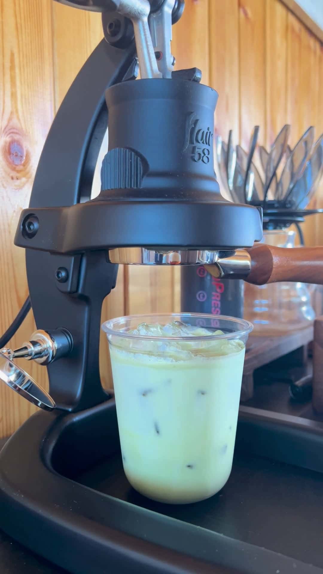 Cover for Trying a creamy Pistachio Spanish Latte for the first time! 🥜☕ #LatteLove #CoffeeTime #Pistachio