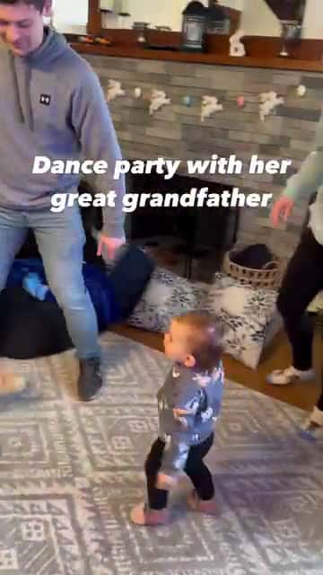 Cover for Dance party with her great grandparents 😂😂😂#funnykids