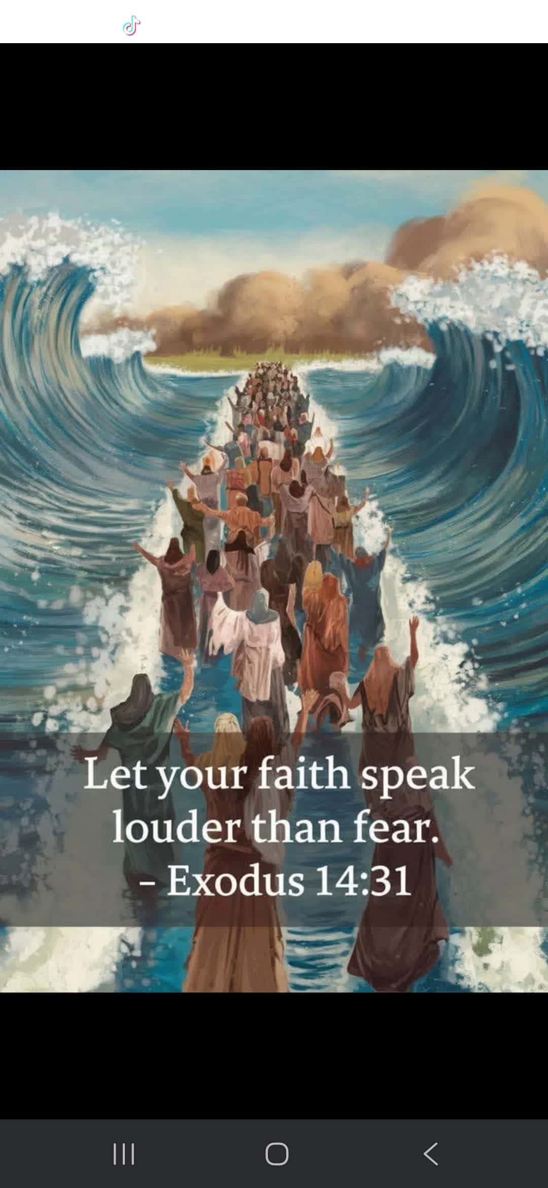 Cover for Let your faith speak louder than your fear. #faith #God #Jesus #Yeshua #christian #christiantiktok #christianity 