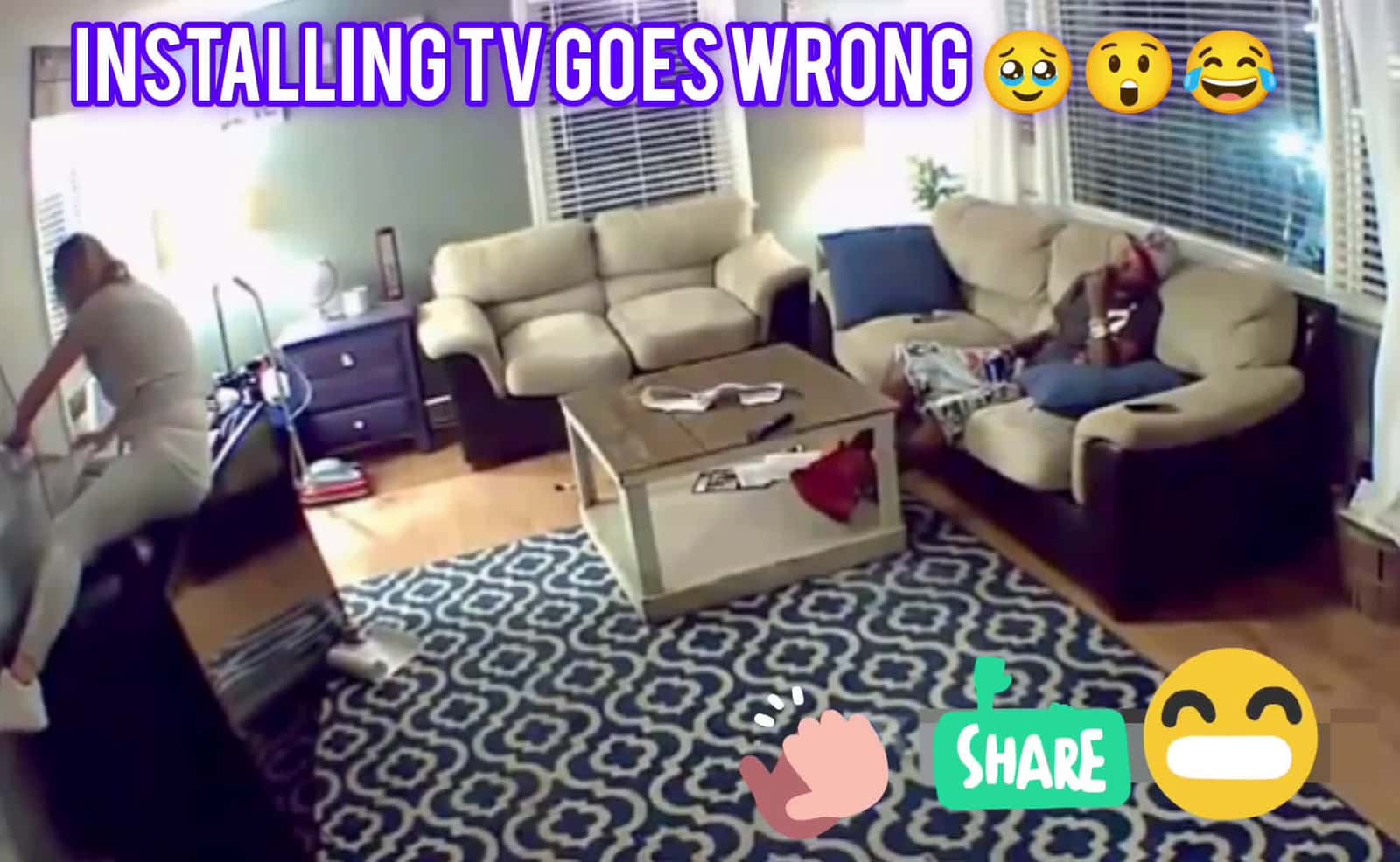 Cover for #funnyclips #tvinstallfail #enjoy #followme 