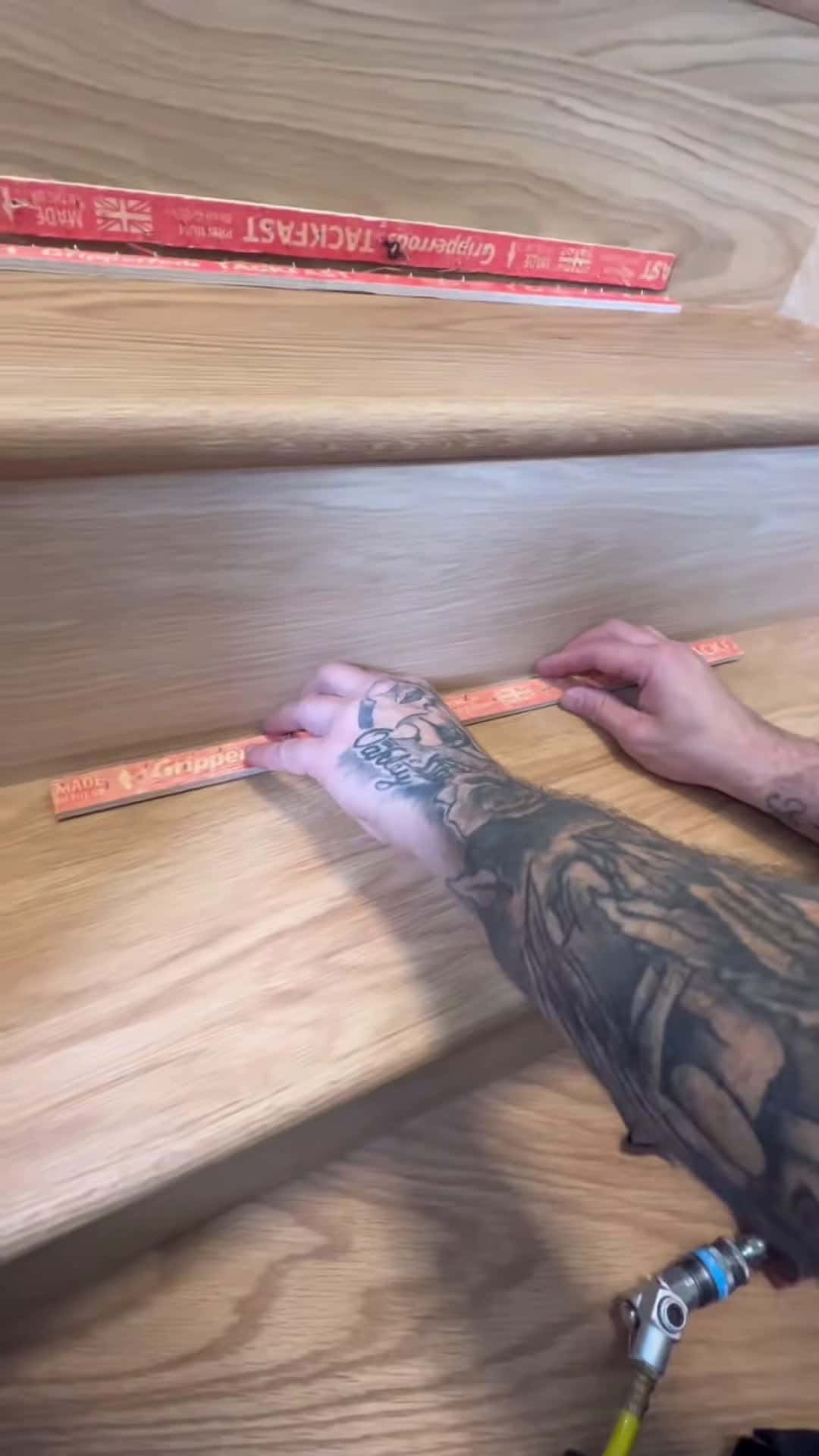 Cover for How To Gripper Stair Runner #homeimprovement #how #howto #fyp #foryou...