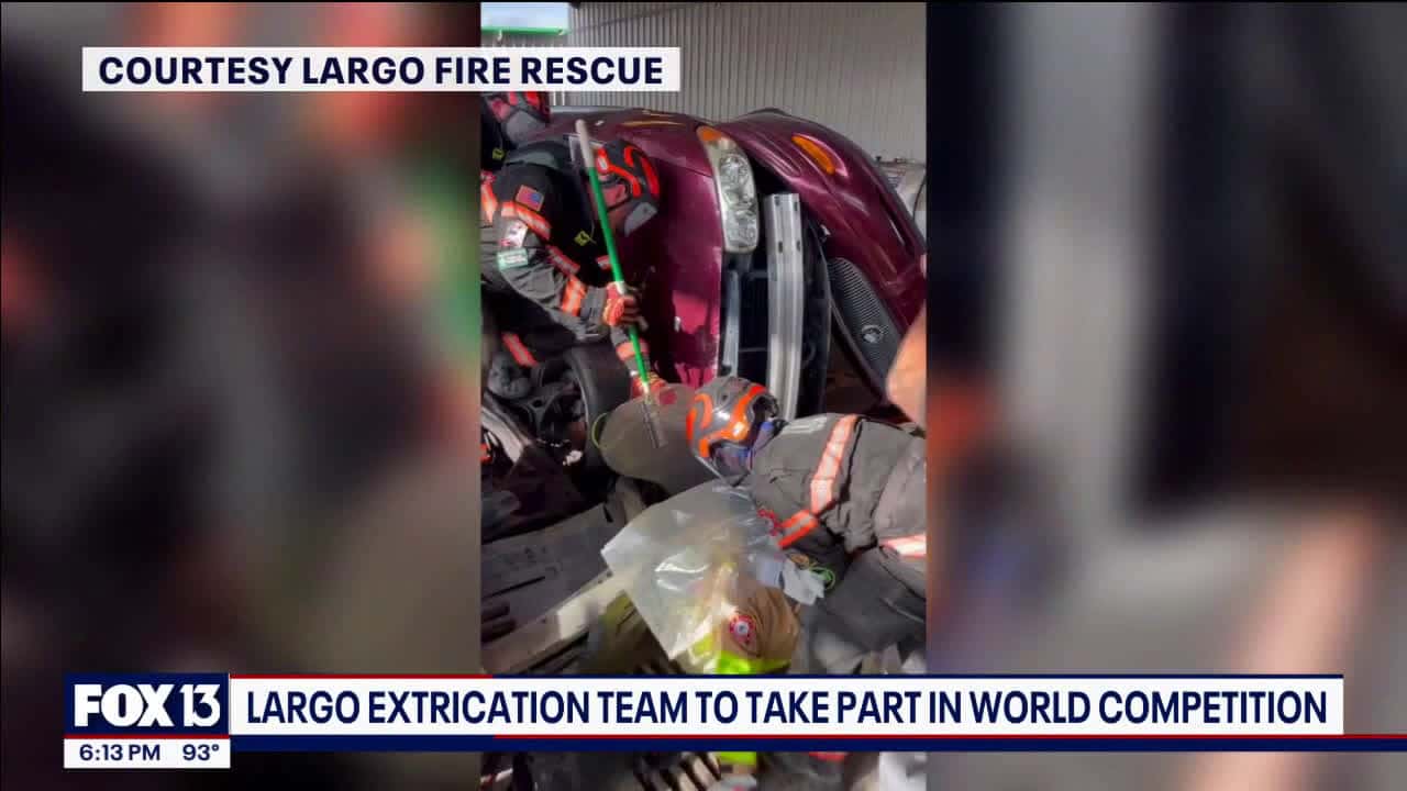 Cover for Largo extrication team competing in world competition
