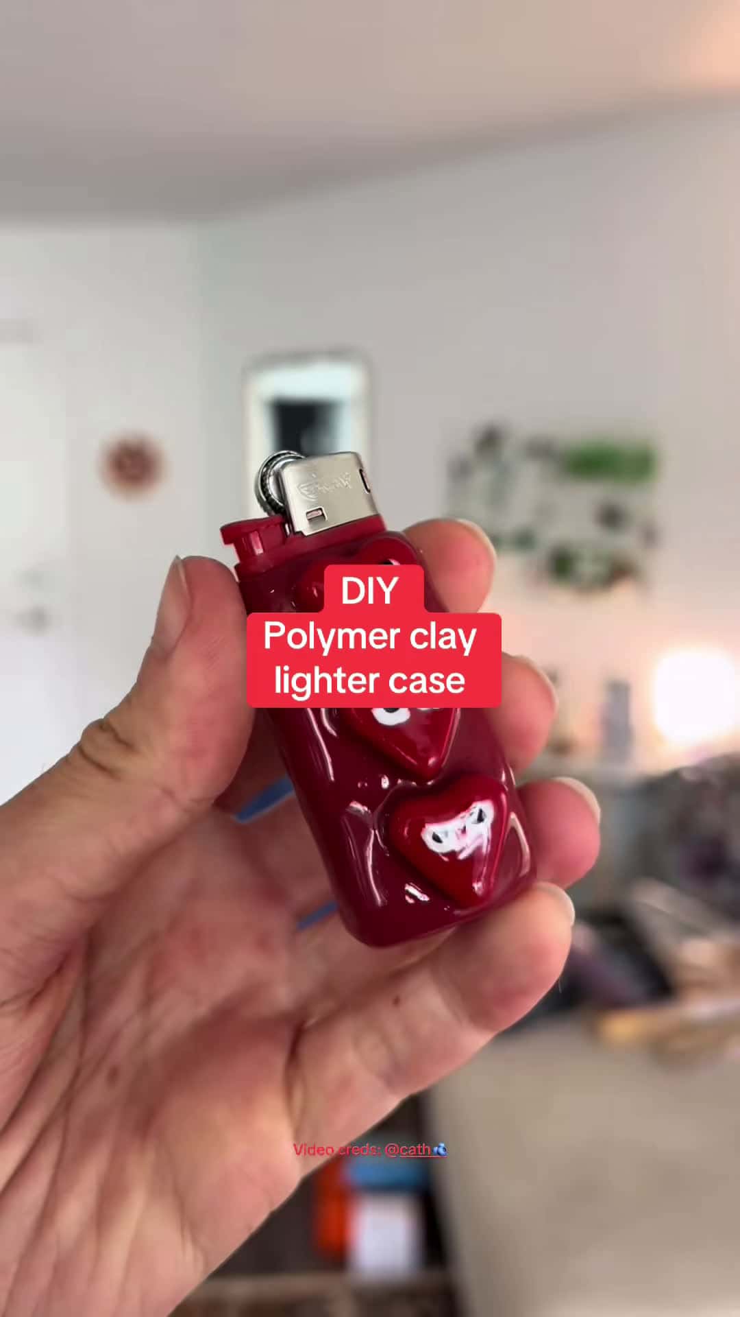 Cover for Love this ❤️ #creatorsearchinsights #polymerclay #craft #lighter #diy #polymerclaytutorial #polymerclayartist