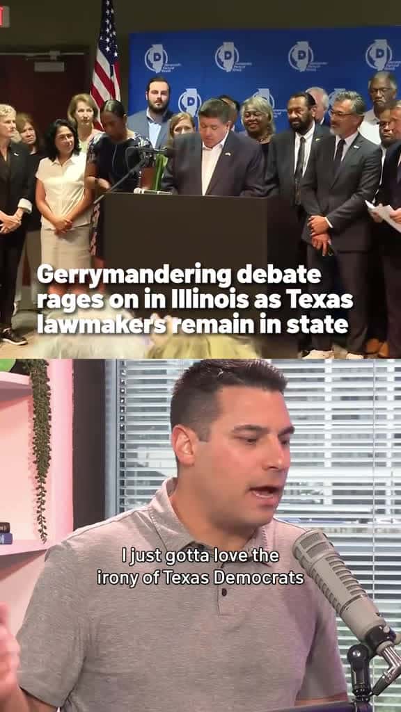 Cover for Last week, Democratic lawmakers fled Texas amid an ongoing gerrymandering fight with state Republicans, Gov. Abbott and Pres. Trump. This week, the debate wages on, with many of those lawmakers still in Illinois after being wel...