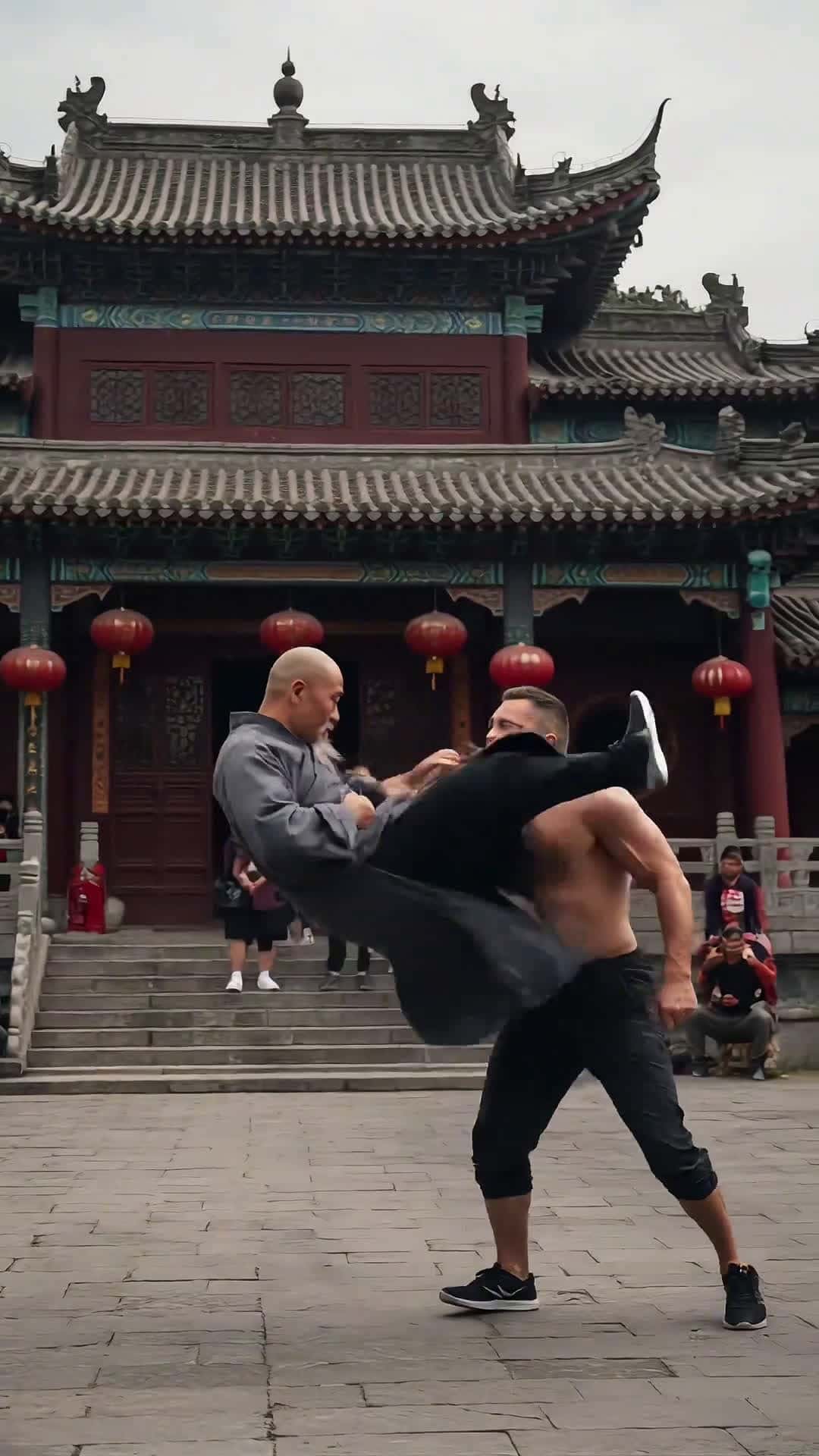 Cover for Witness AIKungFu's incredible One Finger Zen #MartialArtsMastery#KungFuMove#AIVideo#ChineseCulture#MartialArtsAction