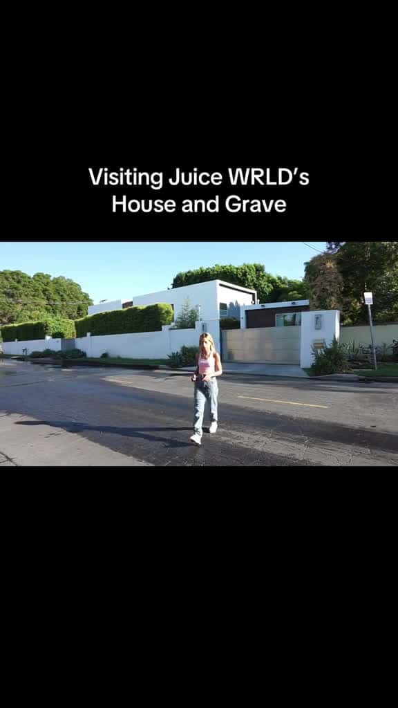 Cover for Visiting Juice WRLD’s House and Grave #juicewrld #housetour #grave #cemetery #cemeterytok #graveyard #ripjuicewrld #fy #fyp
