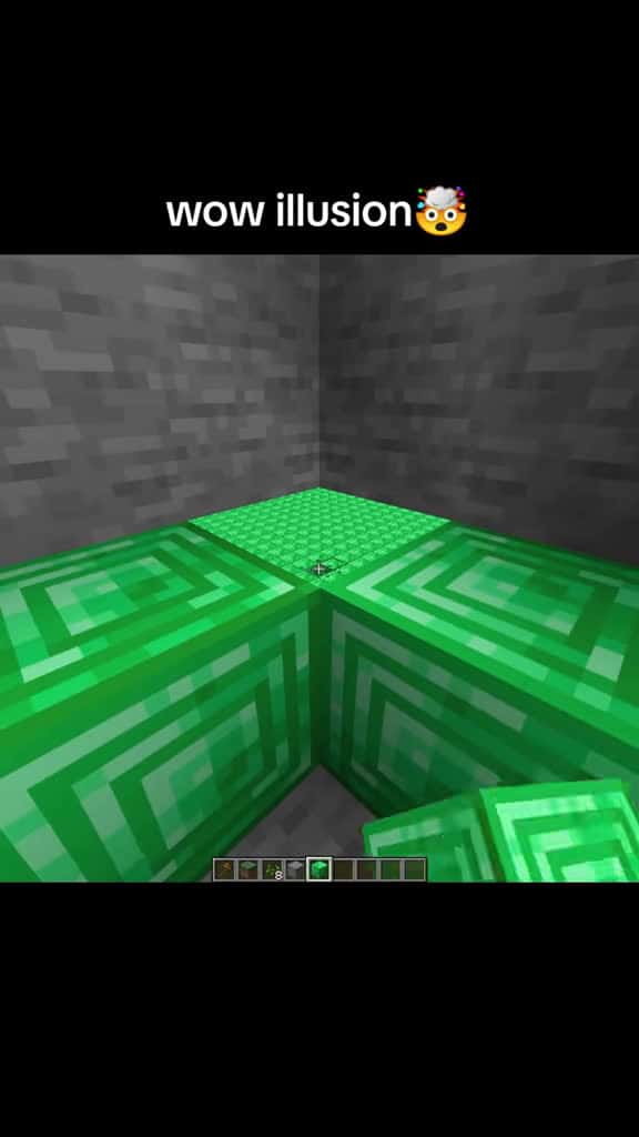 Cover for Mind-blowing Minecraft illusion you need to see! #Minecraft #Gaming #Illusion #Shorts