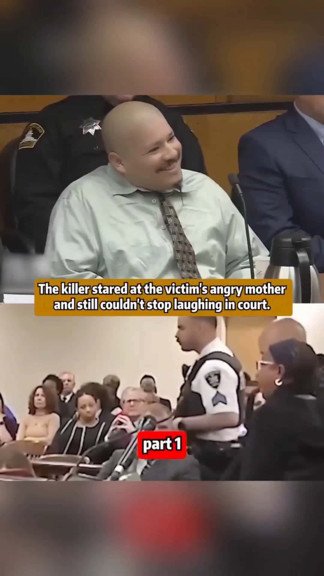 Cover for He laughed in Court as the Victims mother cried #crime #court 