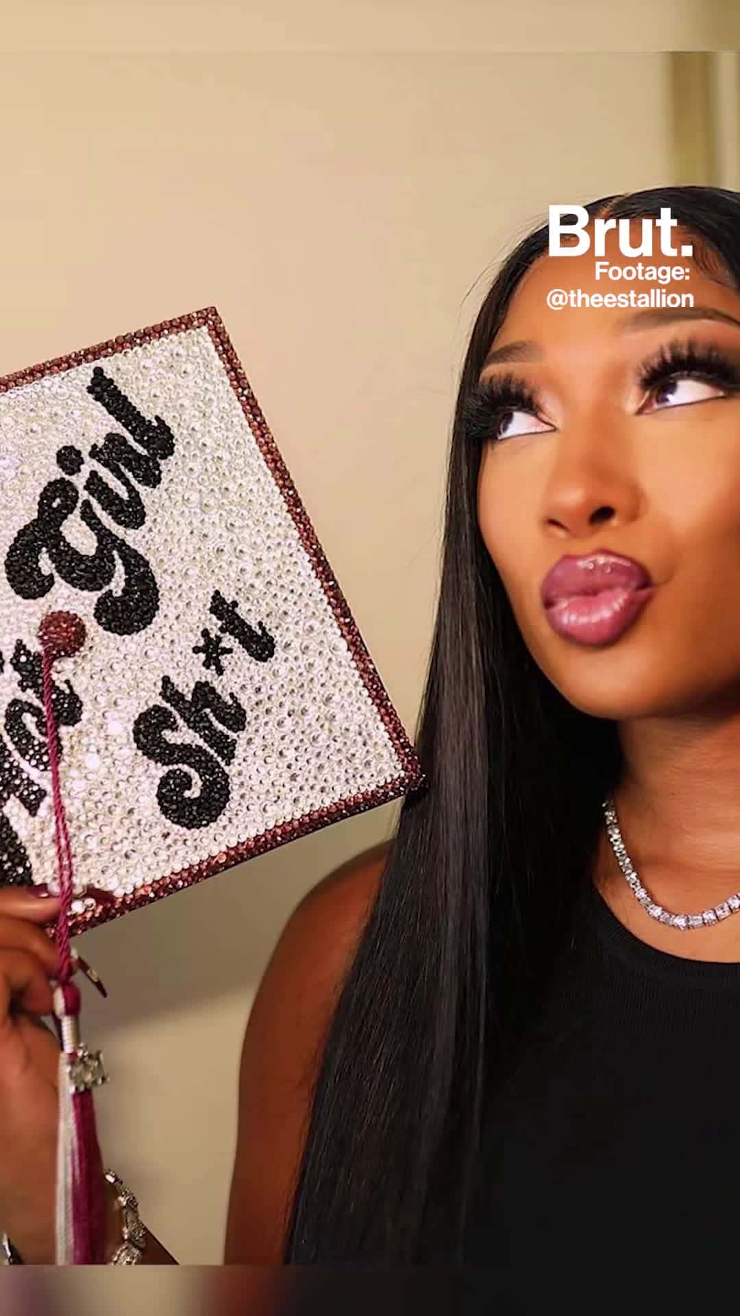 Cover for Three-time Grammy award winner @Megan Thee Stallion is about to graduate college. #fyp
