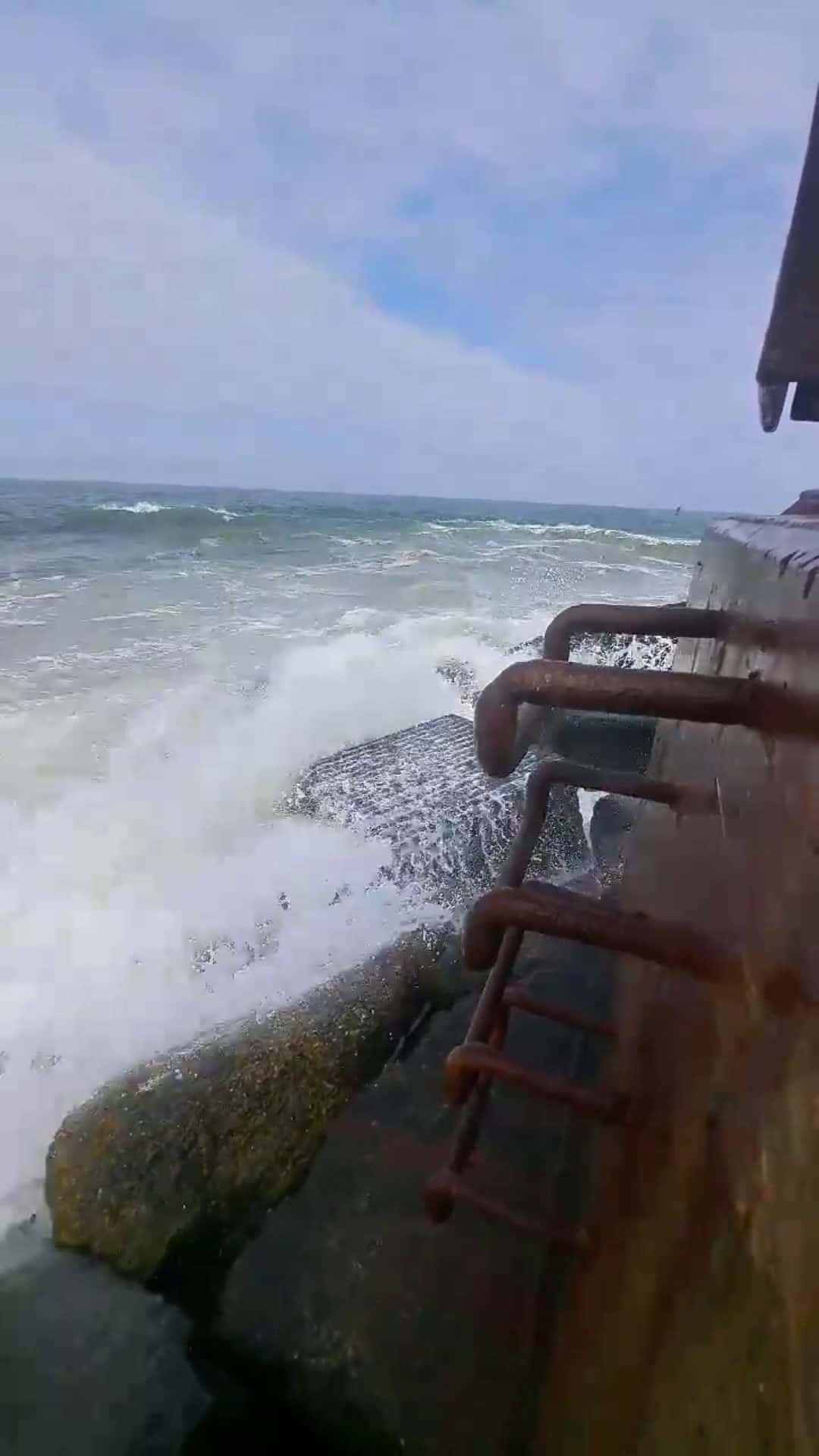 Cover for Down  at the Jetty , end of the line.#beach #vacation #travel 
