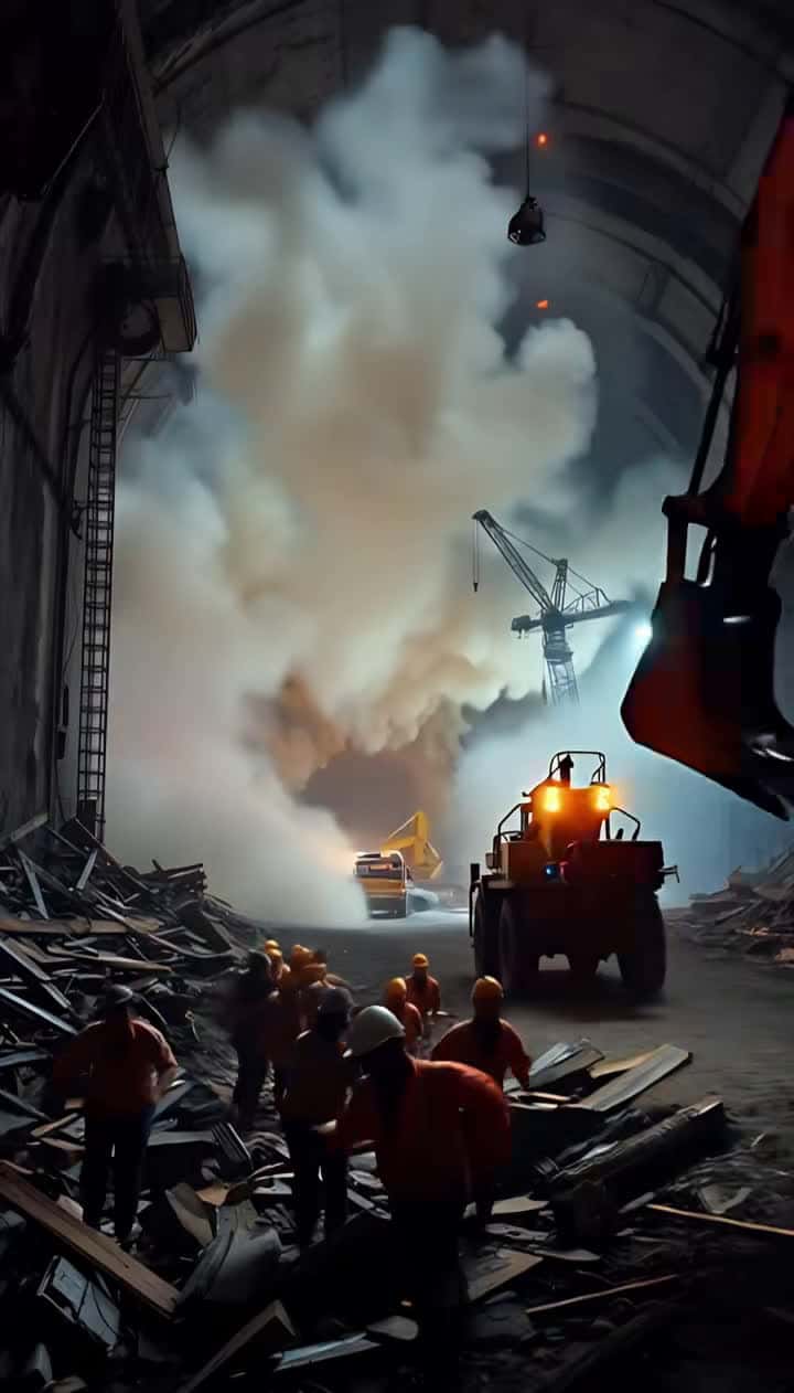 Cover for Massive Tunnel Collapse Shakes LA: Emergency Response Ongoing! 🚨 #LACollapse #EmergencyUpdate #RescueMission