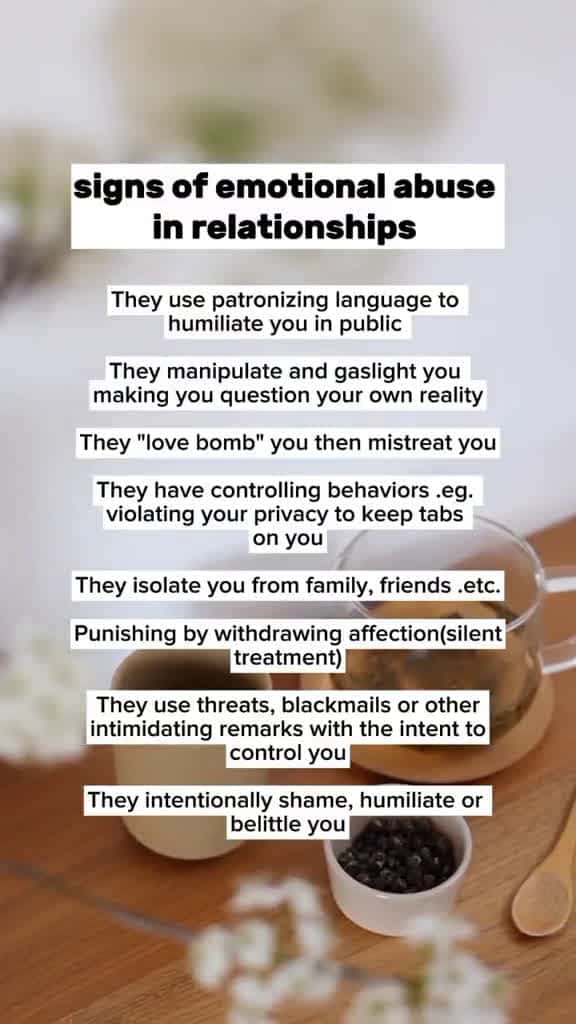 Cover for signs of emotional abuse in a relationship. relationships wangechi the therapist  75205 #us