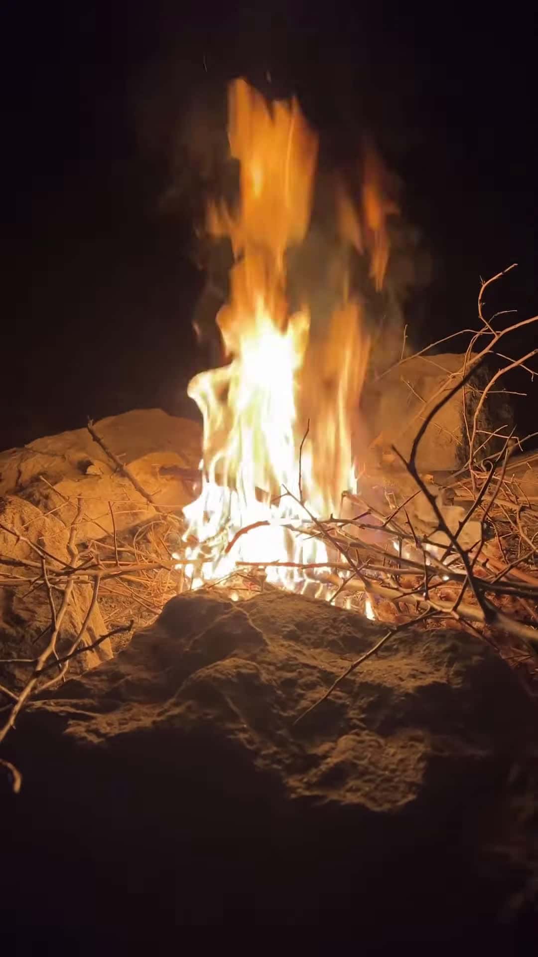Cover for Relaxing Fire Sounds While Fishing