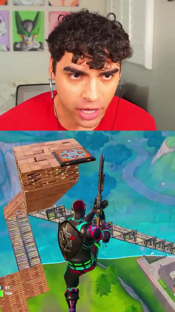 Cover for Epic trickshot gone wrong…💔 #Fortnite #trickshot #gamerlife