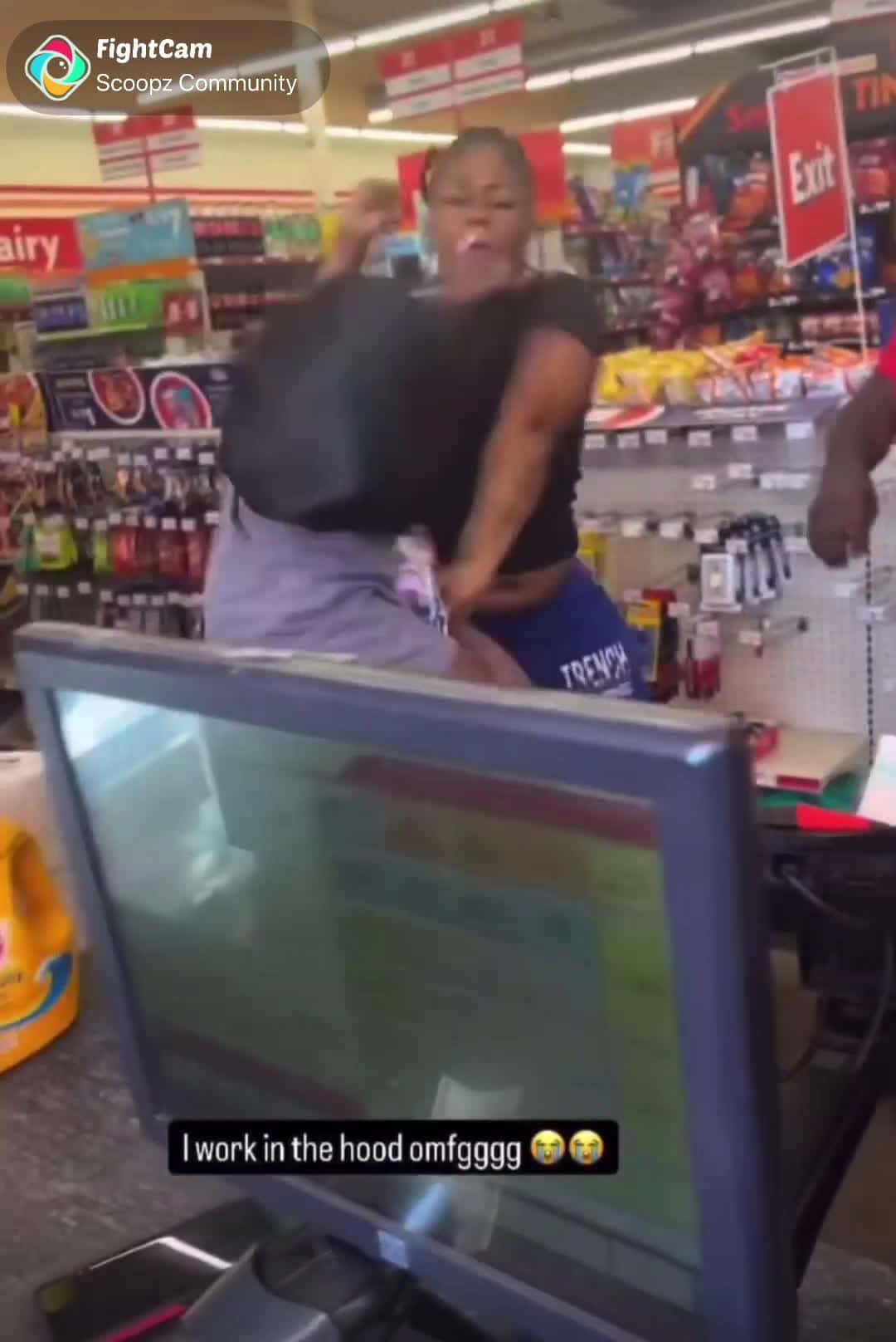 Cover for #CaughtOnCamera Walmart fight #fight #fightcammilk