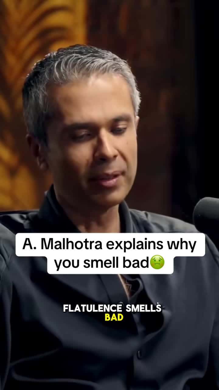 Cover for Malhotra explains why you smell bad.#wellness