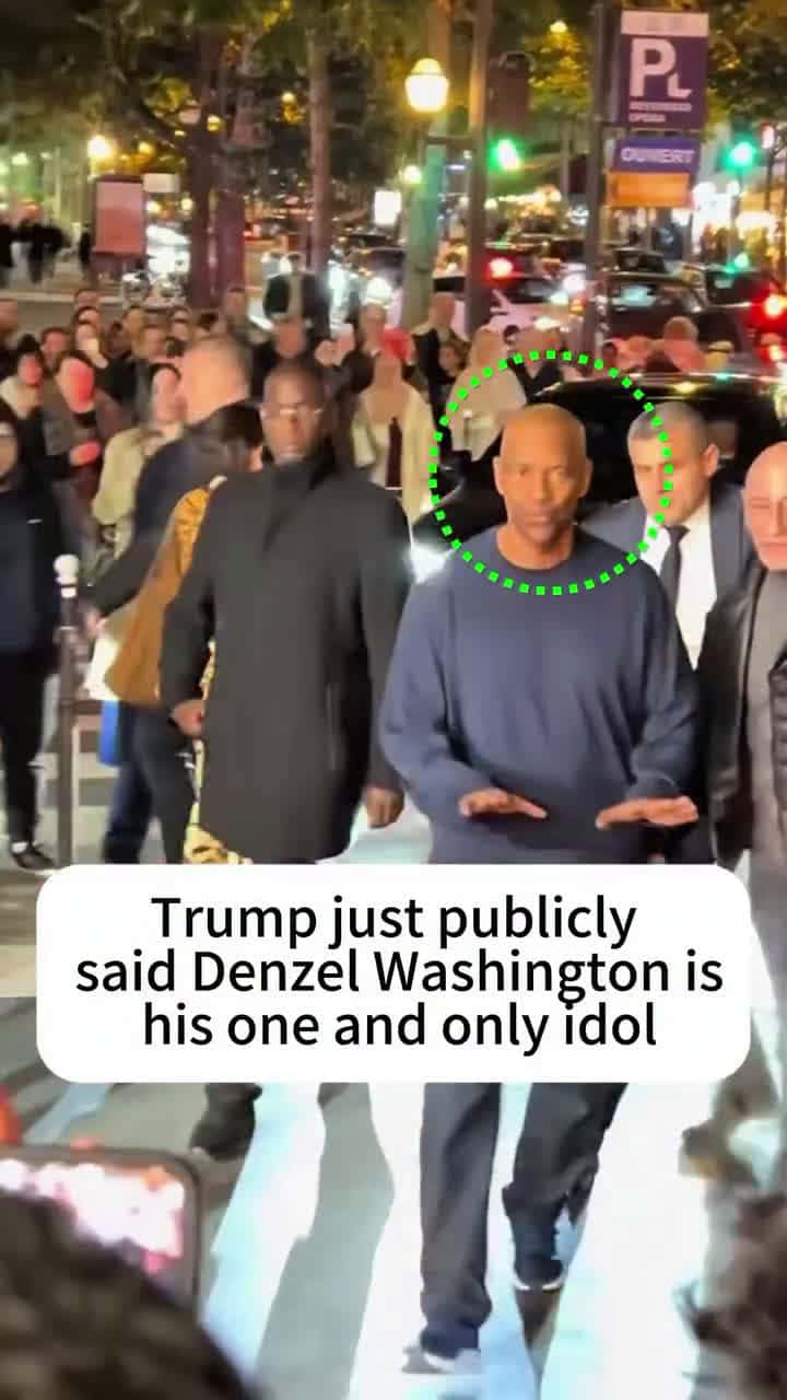 Cover for #UnpopularOpinion Trump just publicly said Denzel Washington is his one and only idol #Celebrity #actor #Hollywood #updates #facts #viral #reels #fyp #explore #reelsinstagram #foryou #recapnext