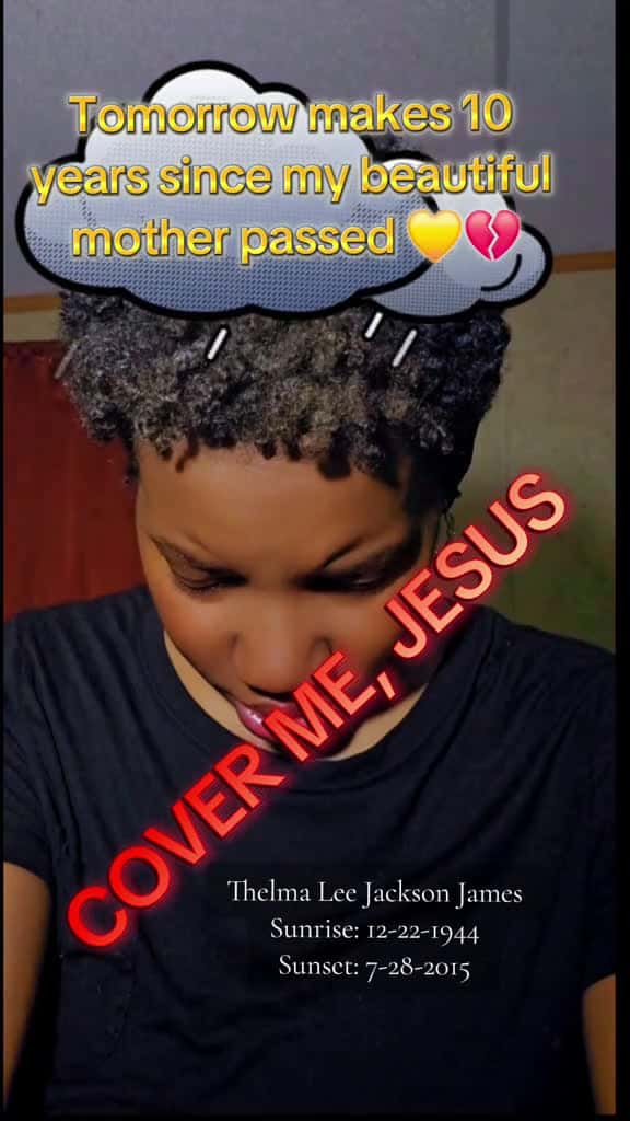 Cover for 😭😭😭😭 A virtuous mother is resting from her labor. COVER ME, JESUS! #memories #mother #bestmother created by Shirnette with China Styles’s Cover Me, Jesus