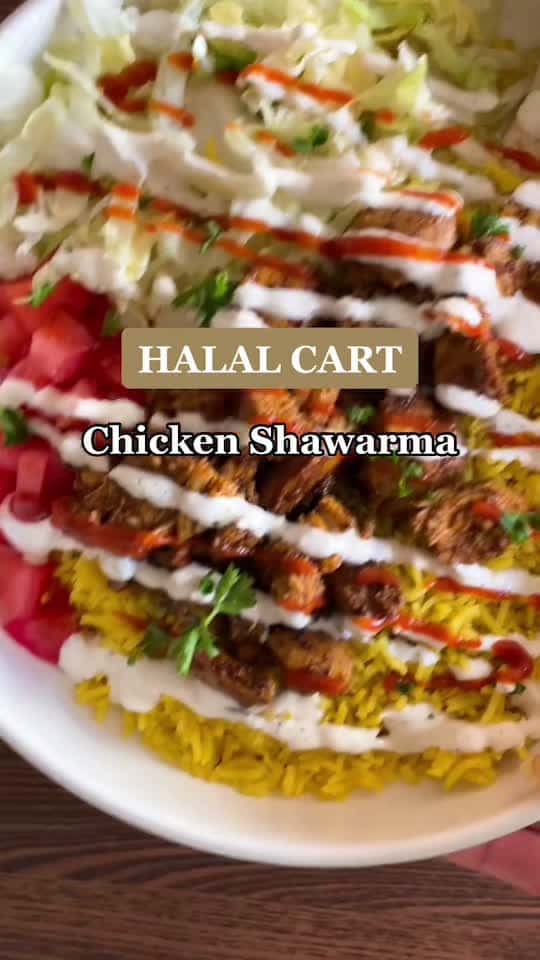 Cover for Chicken shawarma at home and even better! Full recipe on the blog ❤️#chicken #shawarma #halal #valentinesday #fyp #foryou