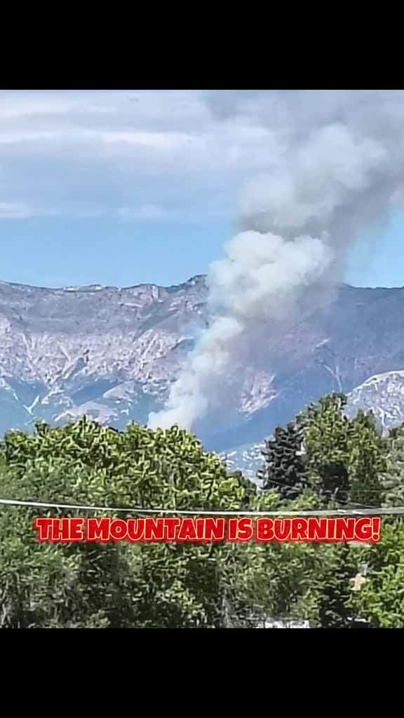 Cover for It spread fast, and headed up the mountain. Power is off until God knows when for over 20k people including me. what a day...  #utahwildfire #utahmountainfire #northogdenwildfire #poweroutage #therooftherooftheroofisonfire  cre...