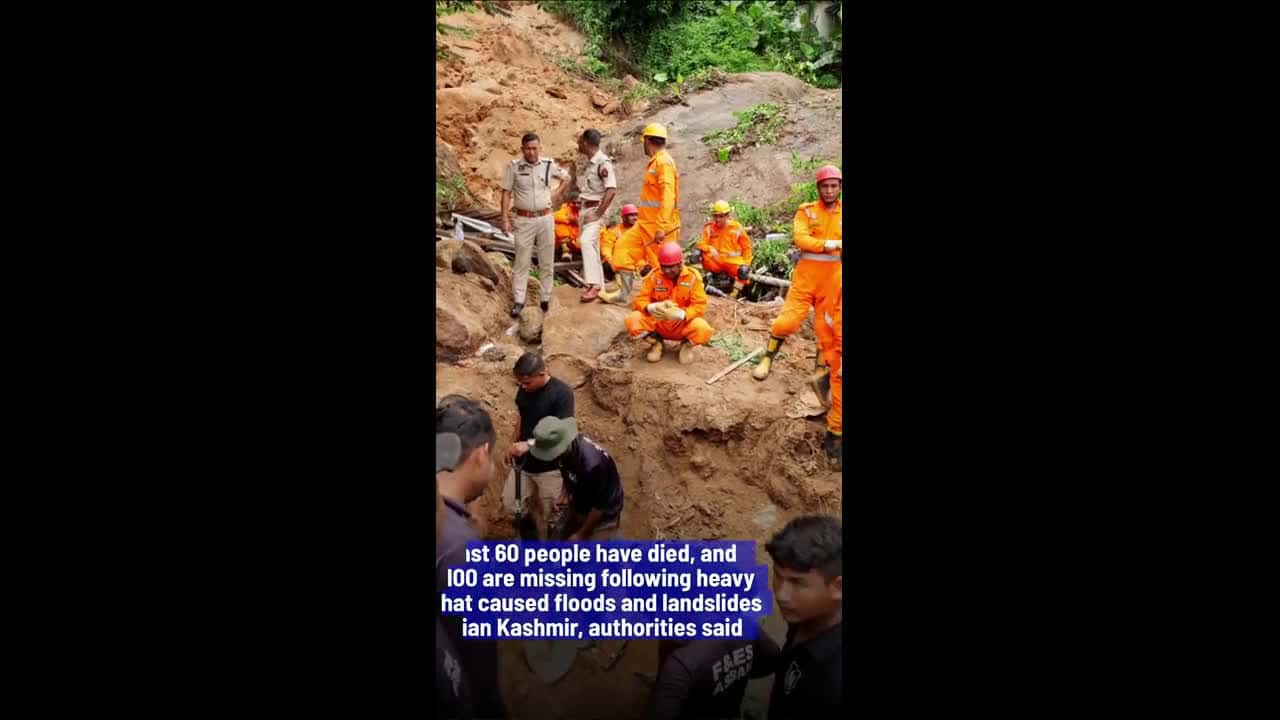 Cover for At Least 60 People Were Killed In Indian Kashmir After Heavy Rain