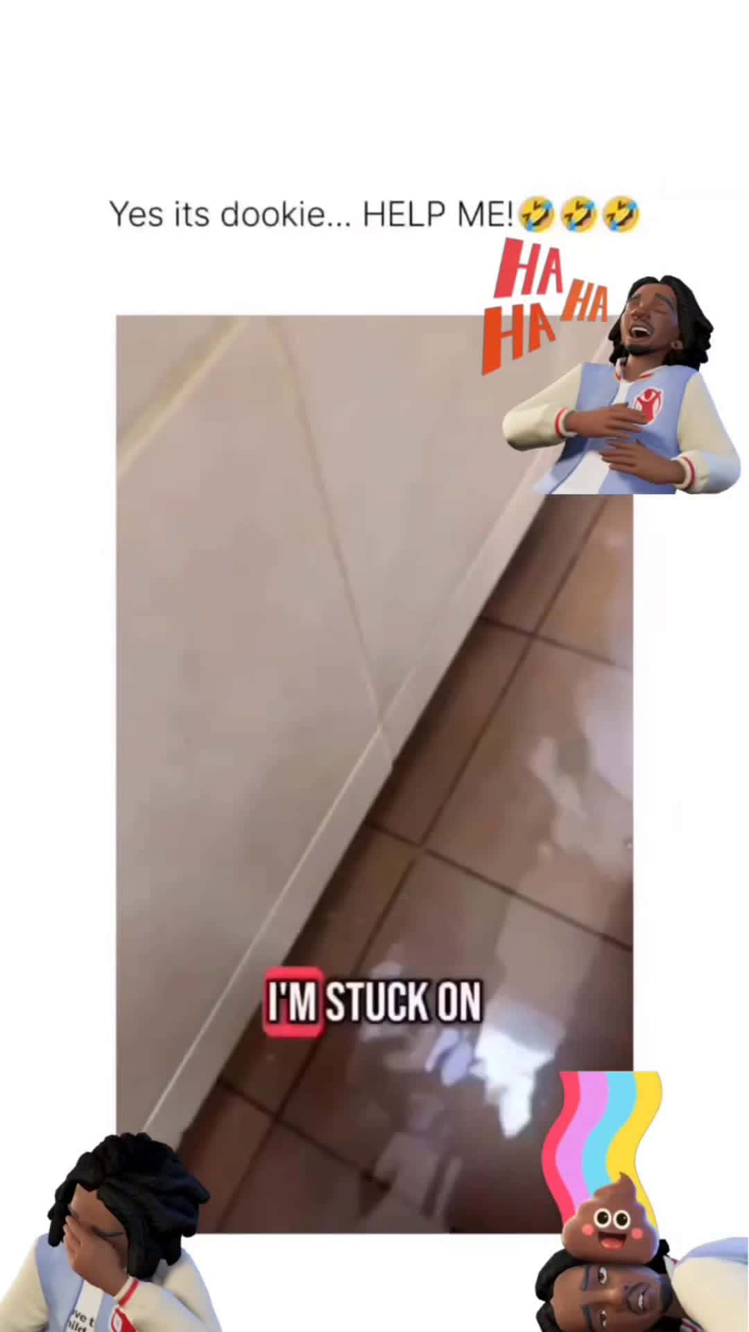 Cover for A shitty situation, literally!🤣