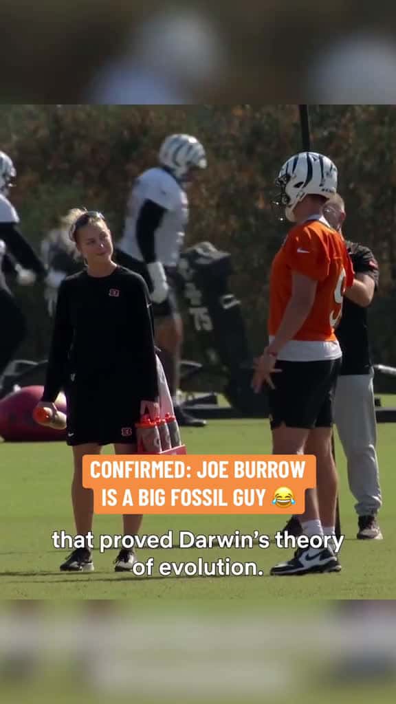 Cover for when arent fossils on your mind  joeburrow cincinnati bengals nfl quarterback net 83031 #ilovescoopz