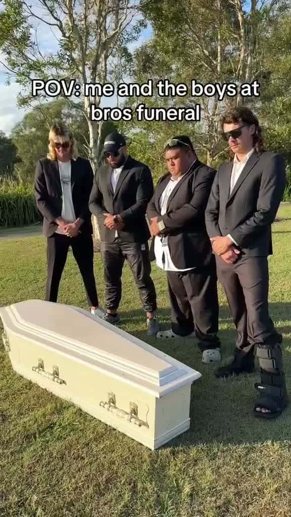 Cover for Bros funeral 