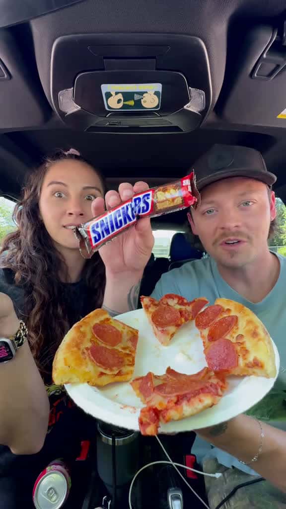 Cover for The Healthiest Mukbang with @Jake & Tree 🍕 #mukbang #food #couples