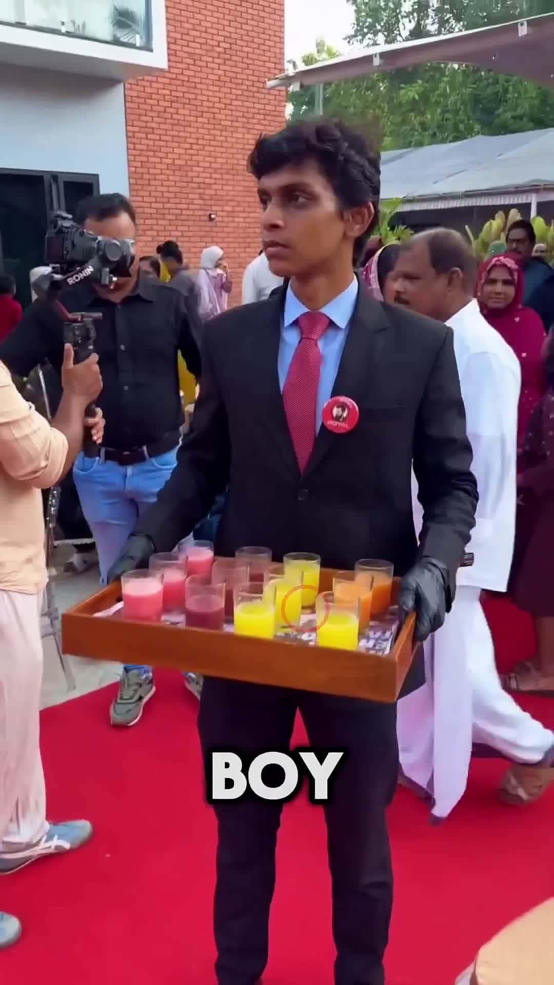 Cover for The kindness made this boy smile #fyp 