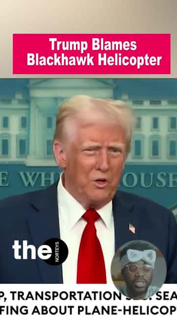 Cover for Trump Points Finger at Blackhawk Helicop