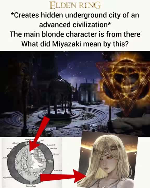 Cover for Marika shining bright in Elden Ring lore ☀️ #EldenRing #GamingMemes #FromSoftware