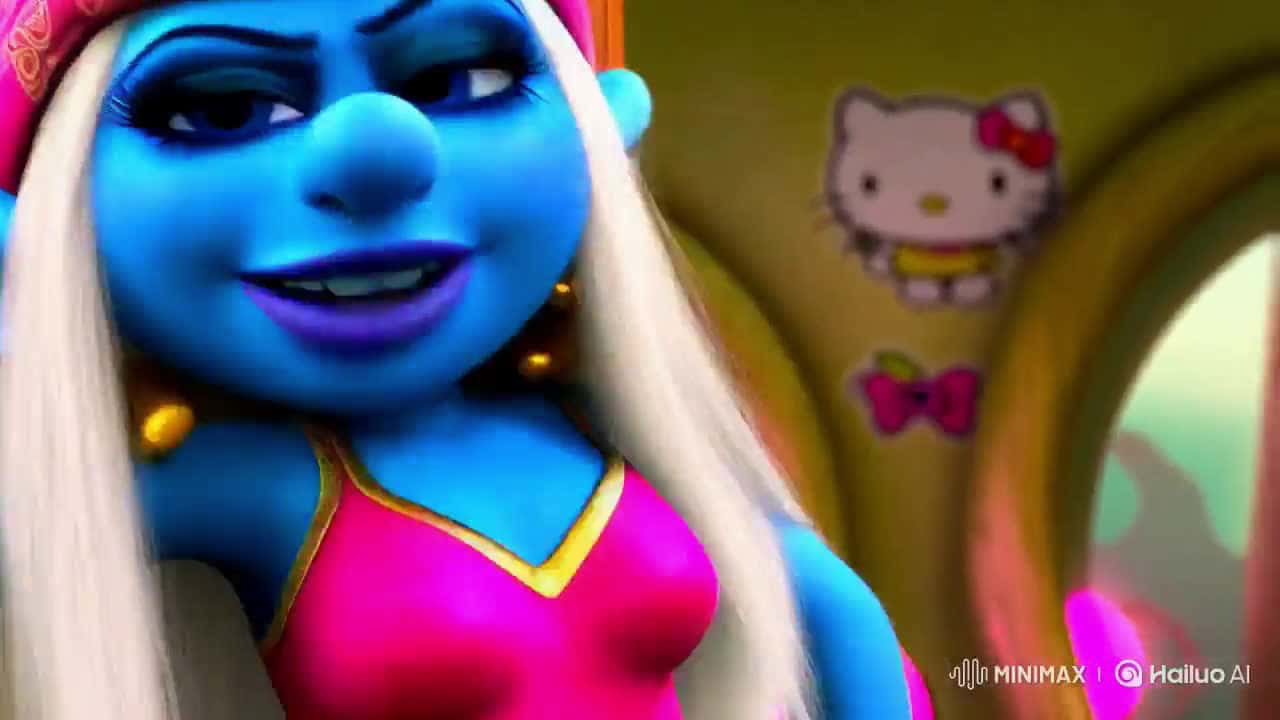 Cover for Smurfette's hips never lie! 🎶💃 Watch this adorable dance to the hottest new track! #DanceChallenge #CuteDance #Smurfette #TrendingSong
