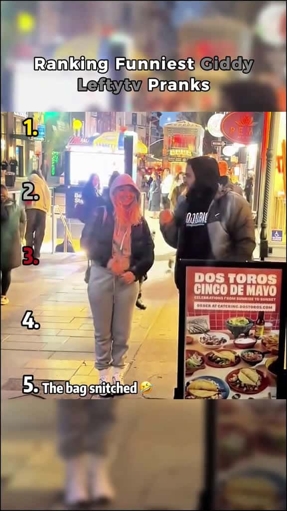 Cover for Ranking Funniest Giddyleftytv Pranksfyp ranking top5 giddyleftytv harmless viral 87934 #shortvideosscoopz
