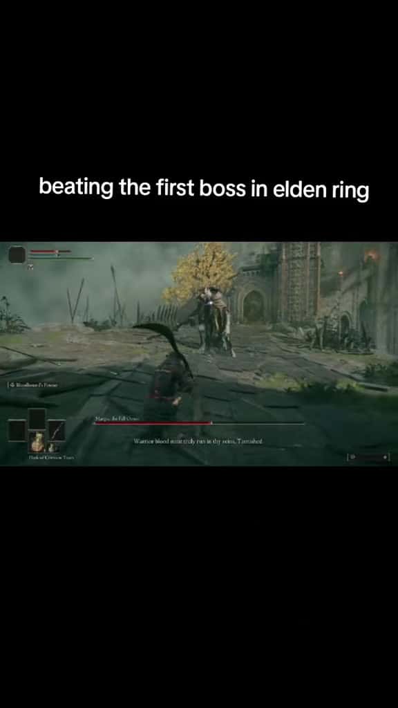 Cover for Finally took down the first boss in Elden Ring! 💪 #EldenRing #BossFight #Gameplay